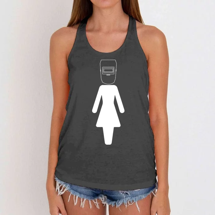 If You Think It's Expensive To Hire A Good Welder Welding Women's Knotted Racerback Tank