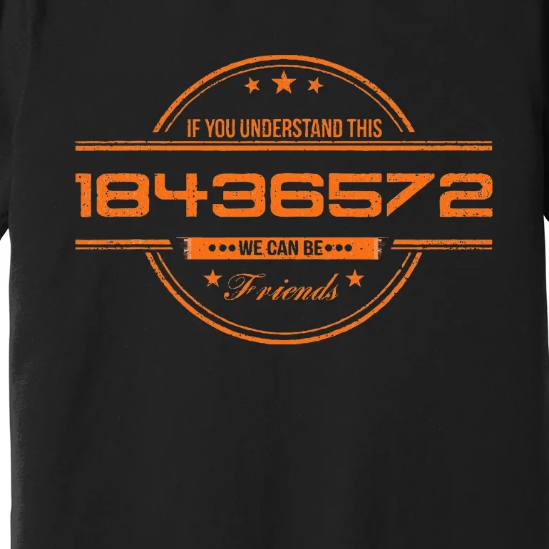 If You Understand This 18436572 We Can Be Friends Premium T-Shirt