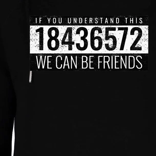 If You Understand This 18436572 We Can Be Friends Mechanic Womens Funnel Neck Pullover Hood