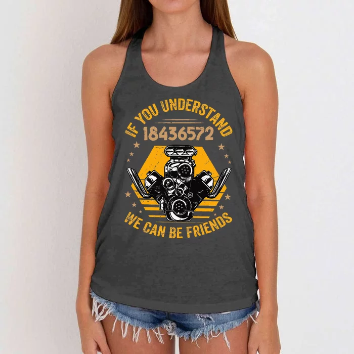 If You Understand 18436572 We Can Be Friends Women's Knotted Racerback Tank