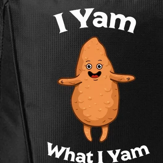 I Yam What I Yam Dancing Sweet Potato Thanksgiving City Backpack