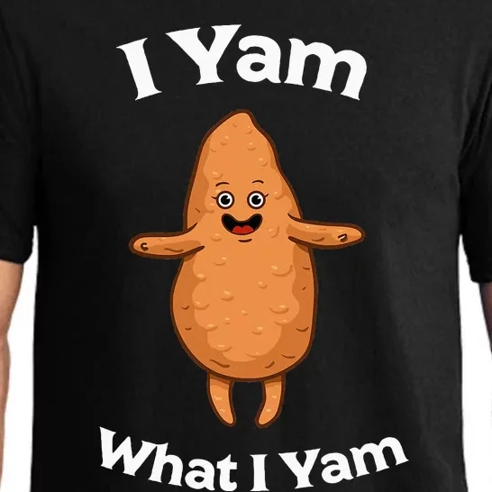 I Yam What I Yam Dancing Sweet Potato Pajama Set