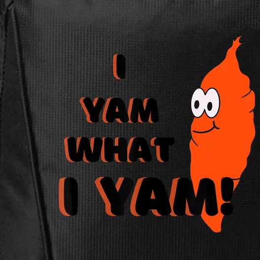 I Yam What I Yam Funny Yam City Backpack