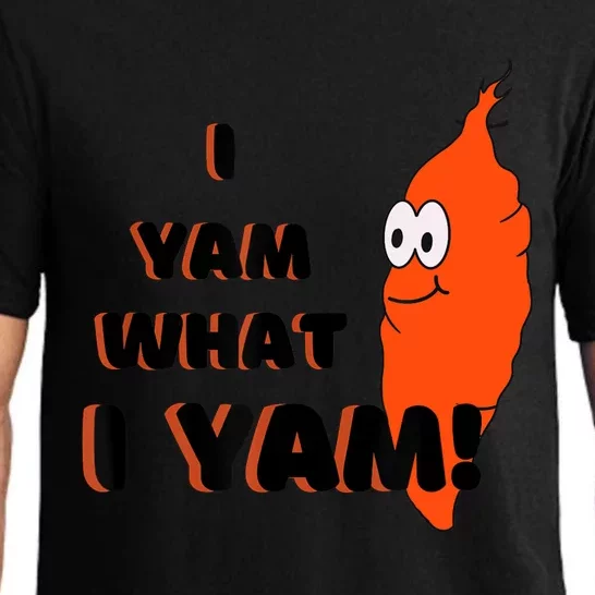 I Yam What I Yam Funny Yam Pajama Set