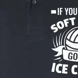 If You Want A Soft Serve Go Get Ice Cream Funny Volleyball Gifts For Team Softstyle Adult Sport Polo