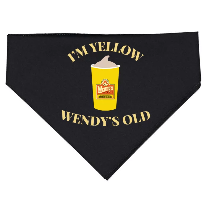 Im Yellow W.E.N.D.Y.S Old USA-Made Doggie Bandana