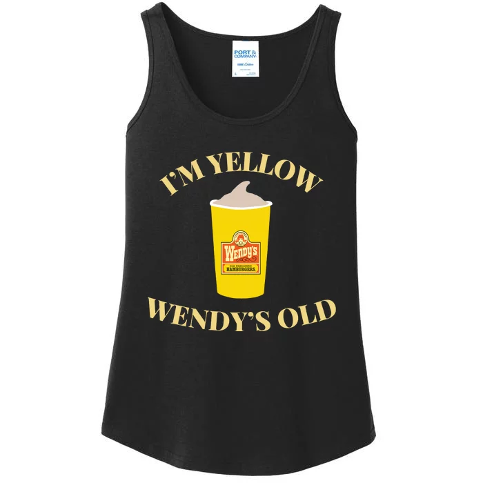 Im Yellow W.E.N.D.Y.S Old Ladies Essential Tank