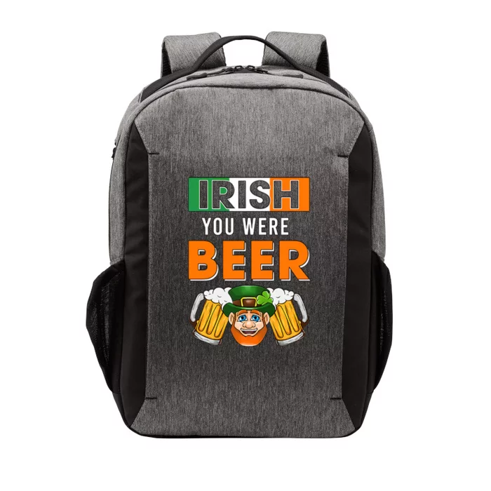 Irish You Were Beer St Patrick's Day Beer St Drinking Beer Drinking Team Vector Backpack