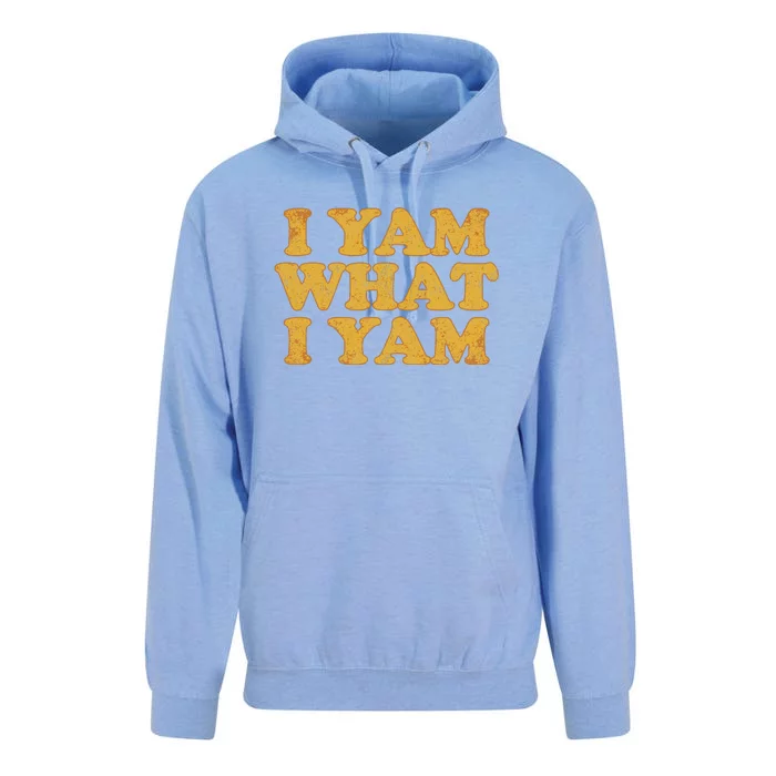 I Yam What I Yam | I'm A Bit Of A Sweetie Pie Unisex Surf Hoodie