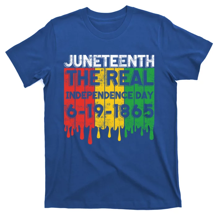 June 19th 1865 Junenth The Real Independence Day Freedom Gift T-Shirt