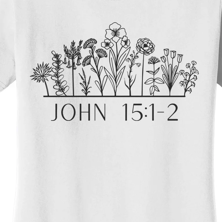 JOHN 15 12 Christian Bible Verse Women's T-Shirt