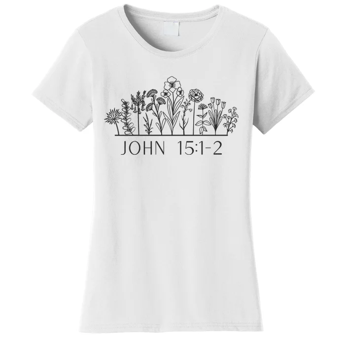 JOHN 15 12 Christian Bible Verse Women's T-Shirt