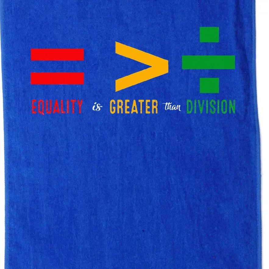 June 19th 1865 Equality Is Greater Than Division Platinum Collection Golf Towel