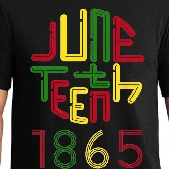 Juneteenth 1865 African American Celebrating Black Freedom Pajama Set