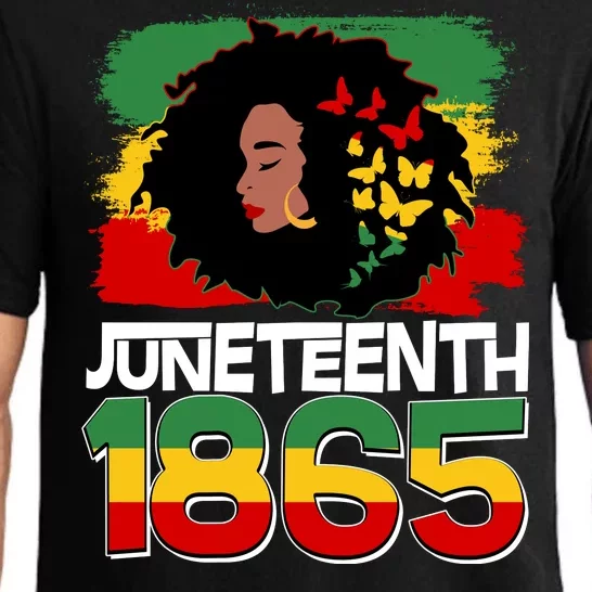 Juneteenth 1865 African American Black Woman Pajama Set