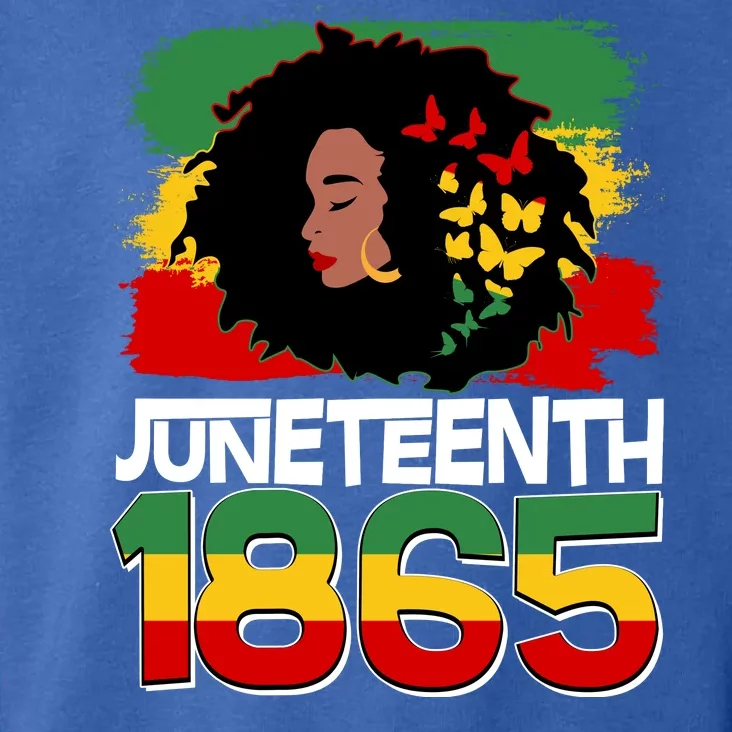 Juneteenth 1865 African American Black Woman Toddler Hoodie