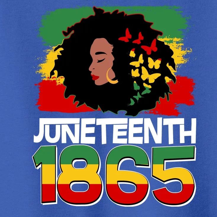 Juneteenth 1865 African American Black Woman Toddler T-Shirt