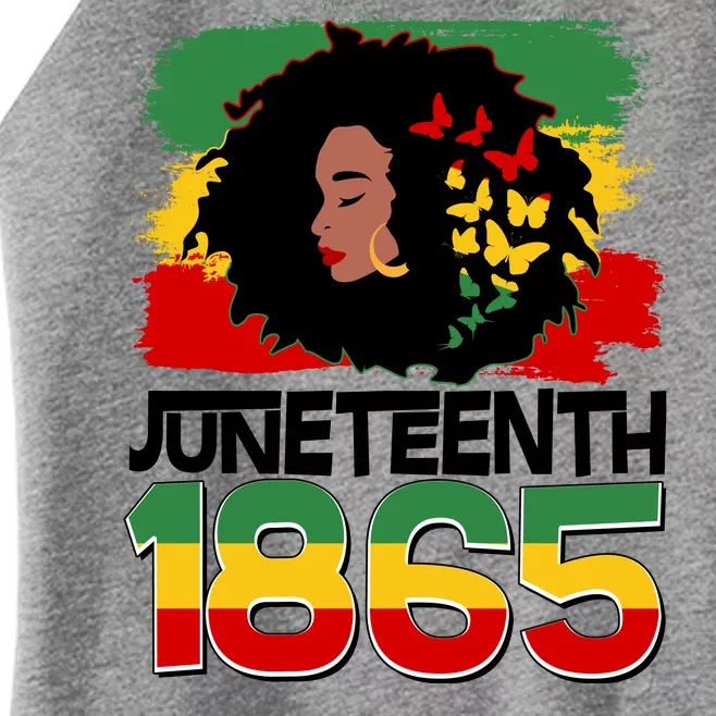 Juneteenth 1865 African American Black Woman Women’s Perfect Tri Rocker Tank