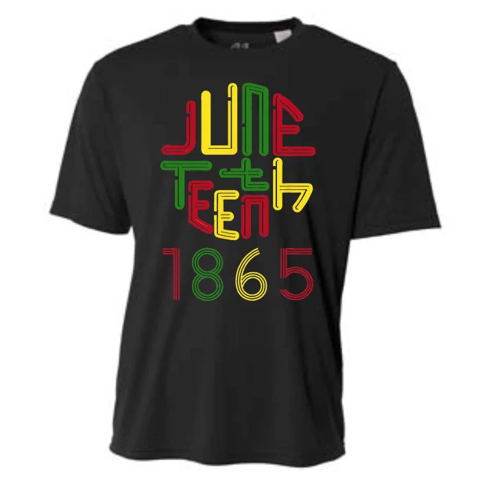 Juneteenth 1865 African American Celebrating Black Freedom Cooling Performance Crew T-Shirt