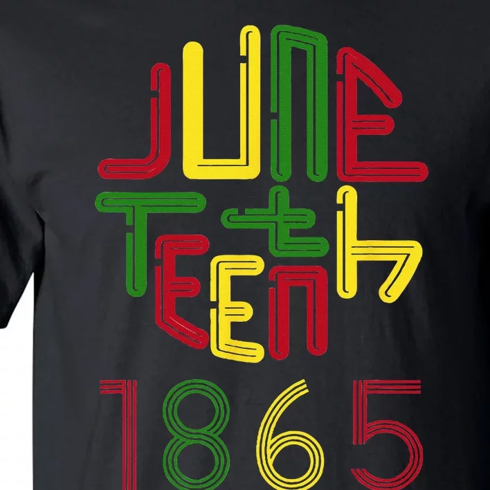 Juneteenth 1865 African American Celebrating Black Freedom Tall T-Shirt