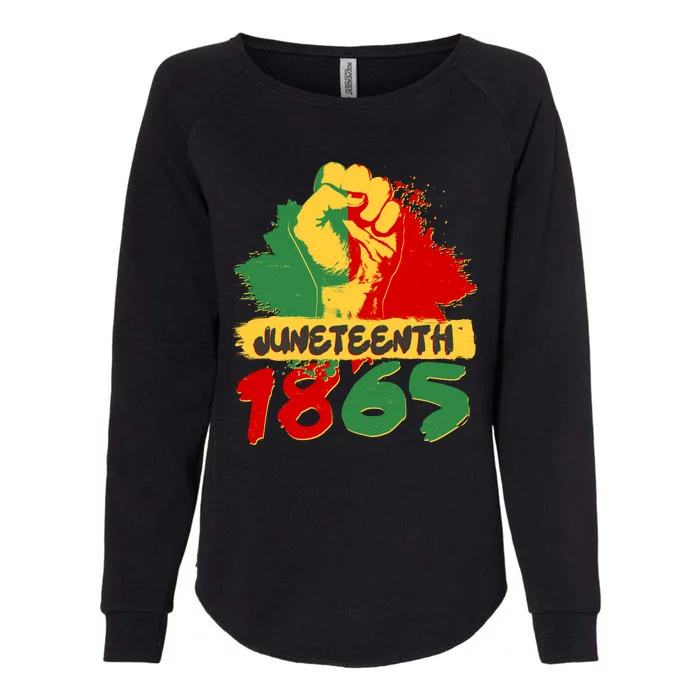 Juneteeth 1865 African Black American Holiday Womens California Wash Sweatshirt