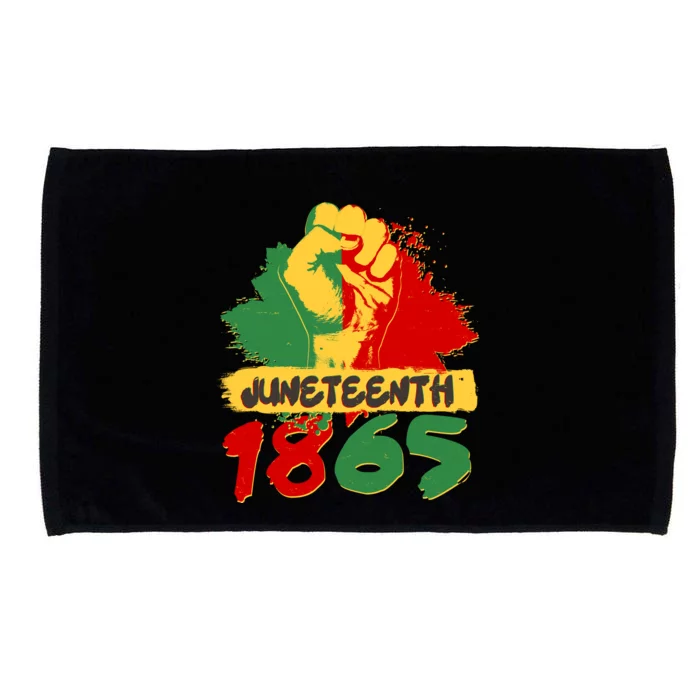 Juneteeth 1865 African Black American Holiday Microfiber Hand Towel