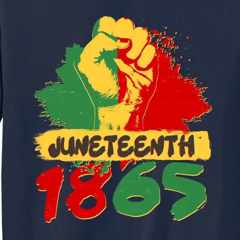 Juneteeth 1865 African Black American Holiday Tall Sweatshirt