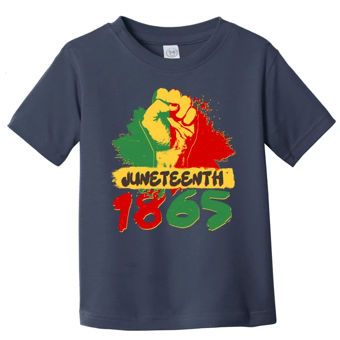 Juneteeth 1865 African Black American Holiday Toddler T-Shirt