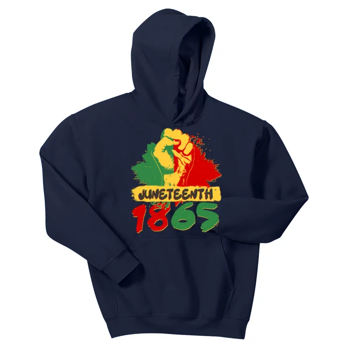 Juneteeth 1865 African Black American Holiday Kids Hoodie