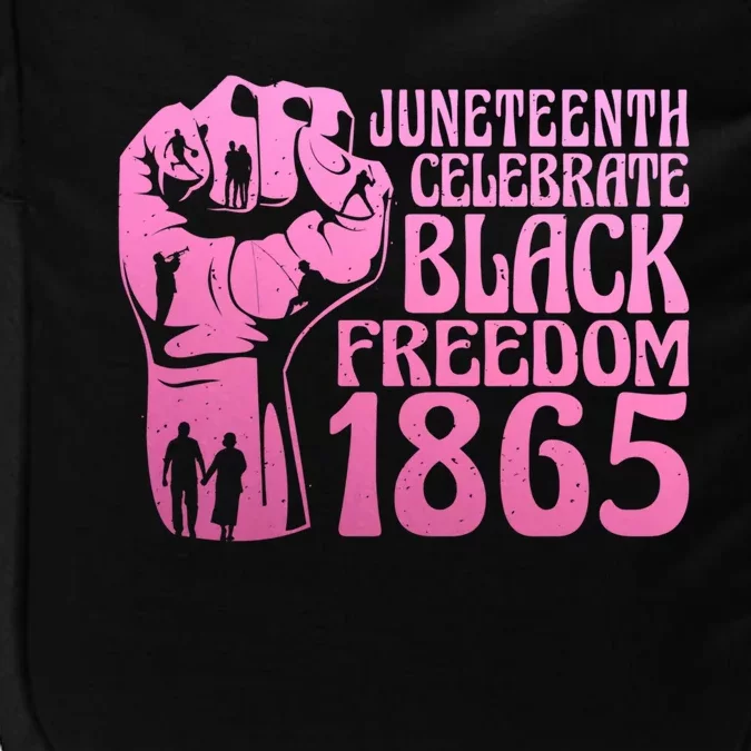 Juneteenth 1865 African American Pride Black Freedom Gift Impact Tech Backpack