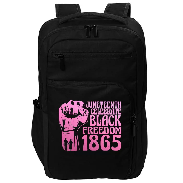 Juneteenth 1865 African American Pride Black Freedom Gift Impact Tech Backpack