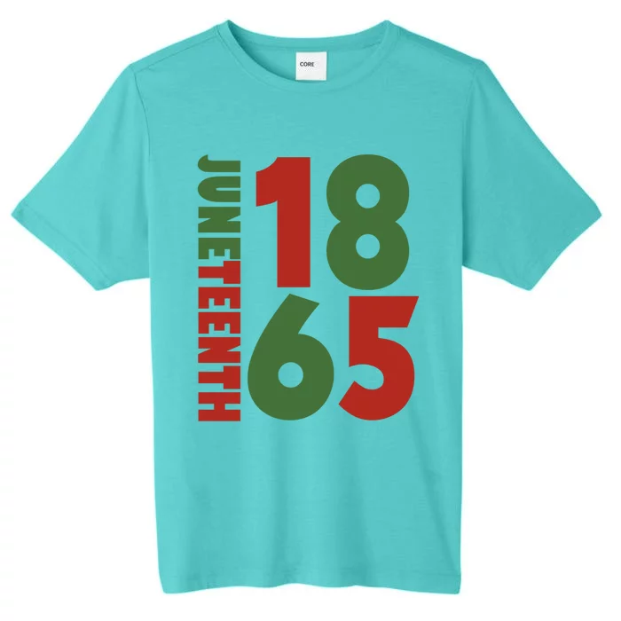 Juneteenth 1865 African Independence Melanin Black Freedom Funny Gift ChromaSoft Performance T-Shirt