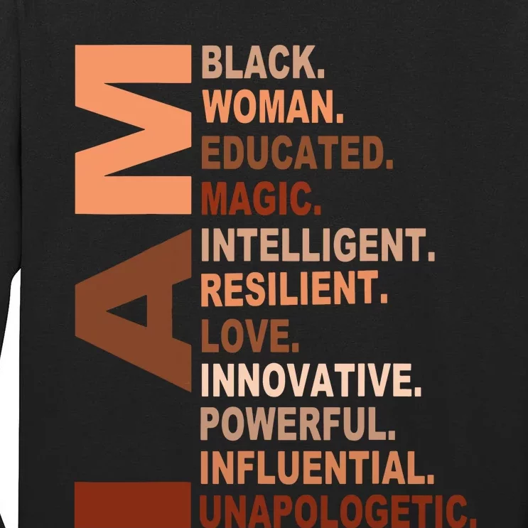 Juneteenth 1865 African American Freedom Black History Women Tall Long Sleeve T-Shirt