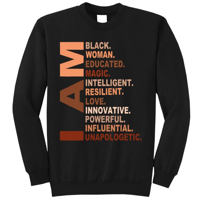 Juneteenth 1865 African American Freedom Black History Women Tall Sweatshirt