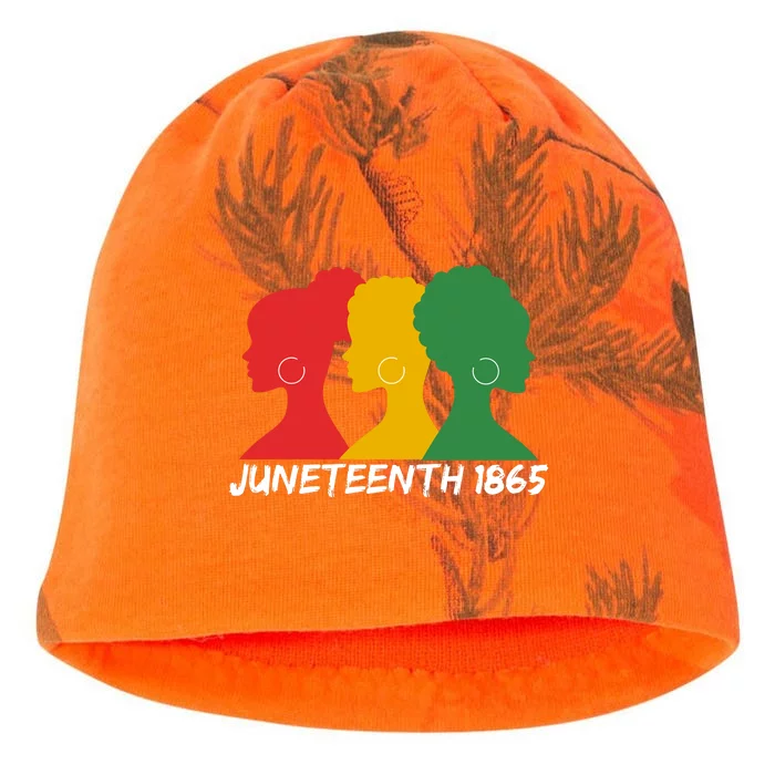 Juneteenth 1865 African Pride Kati - Camo Knit Beanie