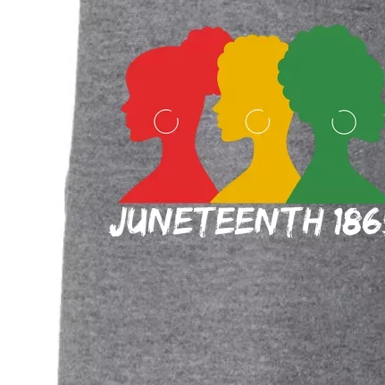 Juneteenth 1865 African Pride Doggie 3-End Fleece Hoodie