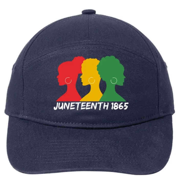 Juneteenth 1865 African Pride 7-Panel Snapback Hat