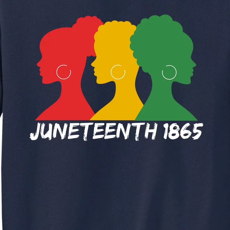 Juneteenth 1865 African Pride Tall Sweatshirt