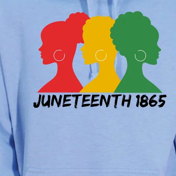 Juneteenth 1865 African Pride Unisex Surf Hoodie