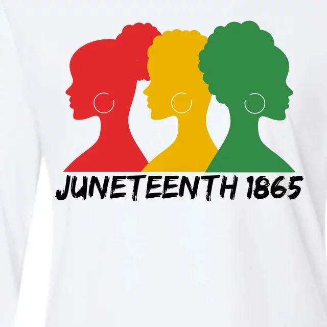 Juneteenth 1865 African Pride Womens Cotton Relaxed Long Sleeve T-Shirt