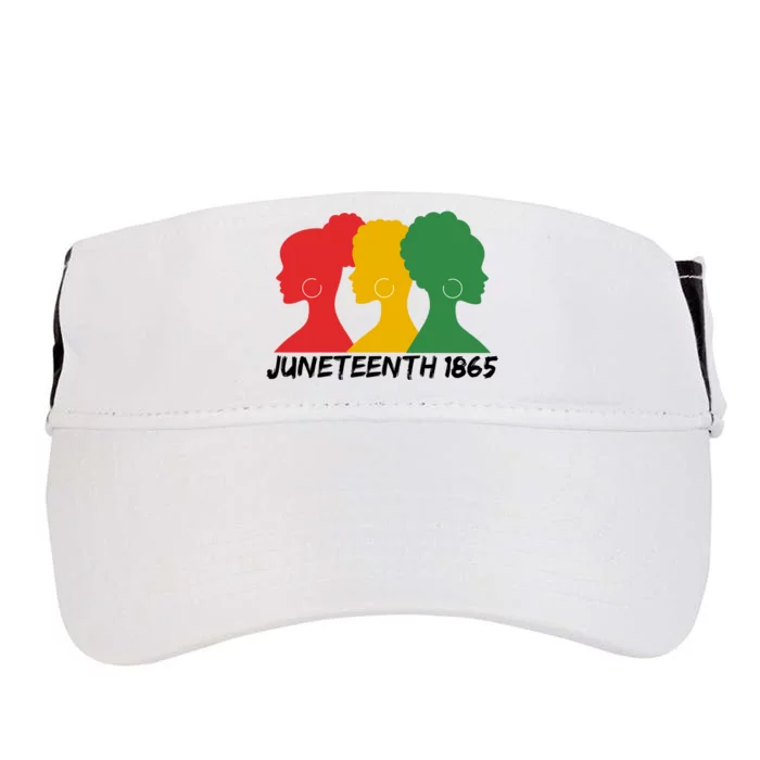 Juneteenth 1865 African Pride Adult Drive Performance Visor