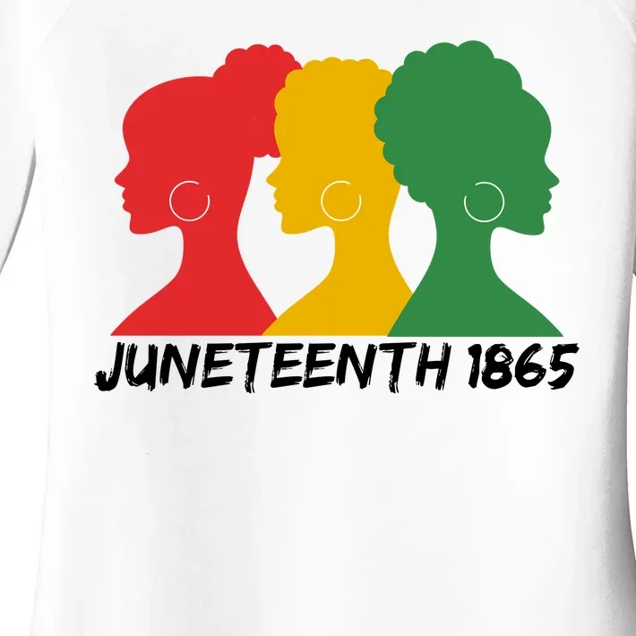 Juneteenth 1865 African Pride Women's Perfect Tri Tunic Long Sleeve Shirt