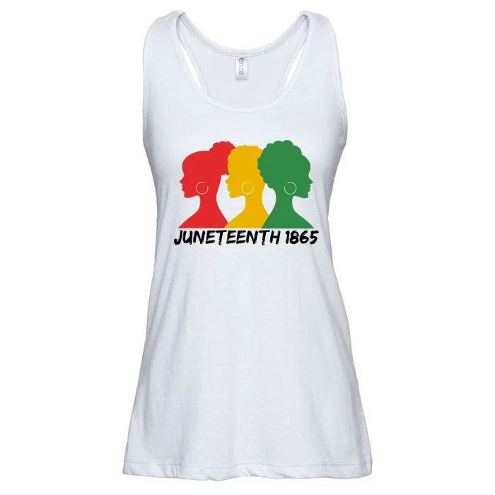 Juneteenth 1865 African Pride Ladies Essential Flowy Tank