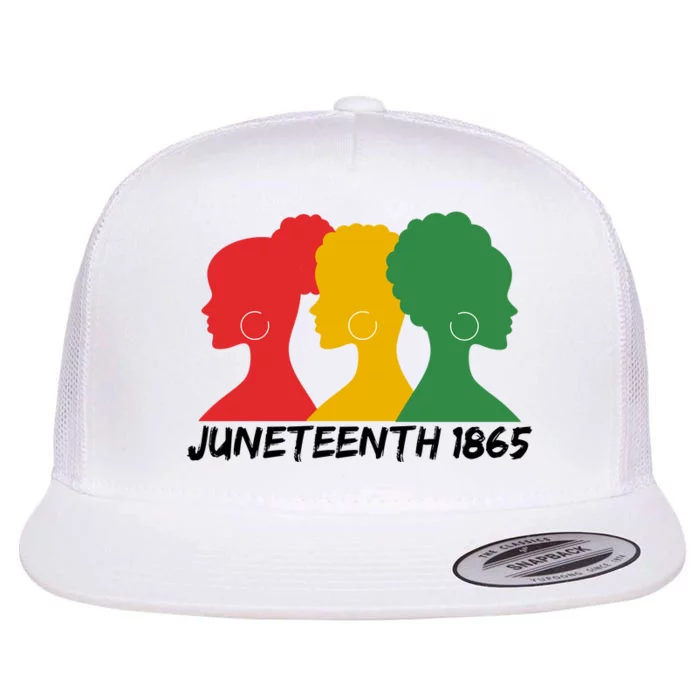 Juneteenth 1865 African Pride Flat Bill Trucker Hat