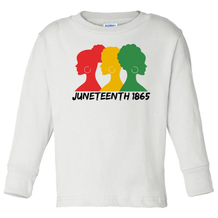 Juneteenth 1865 African Pride Toddler Long Sleeve Shirt