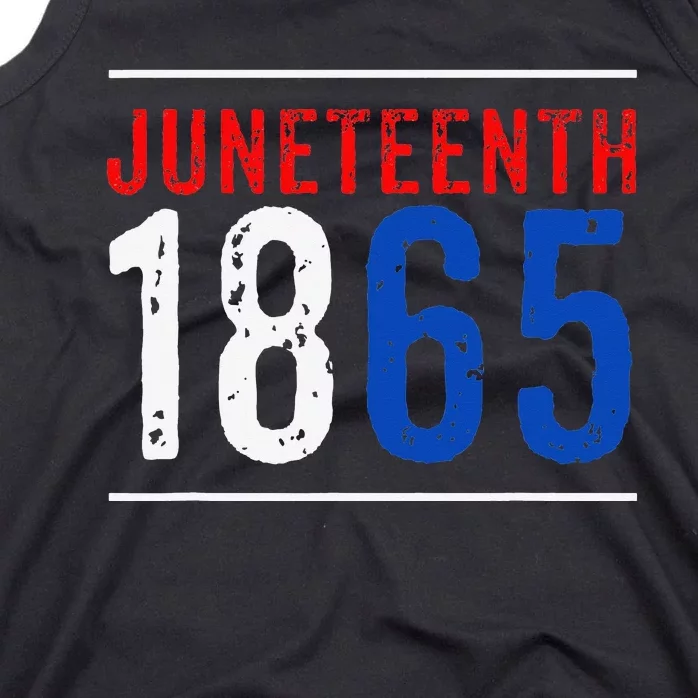 Juneteeth 1865 Black African American History Tank Top