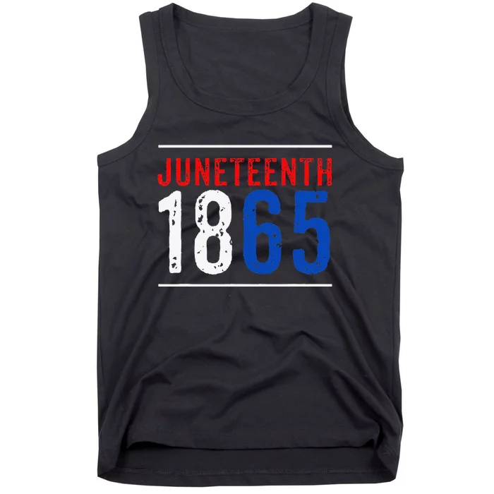 Juneteeth 1865 Black African American History Tank Top