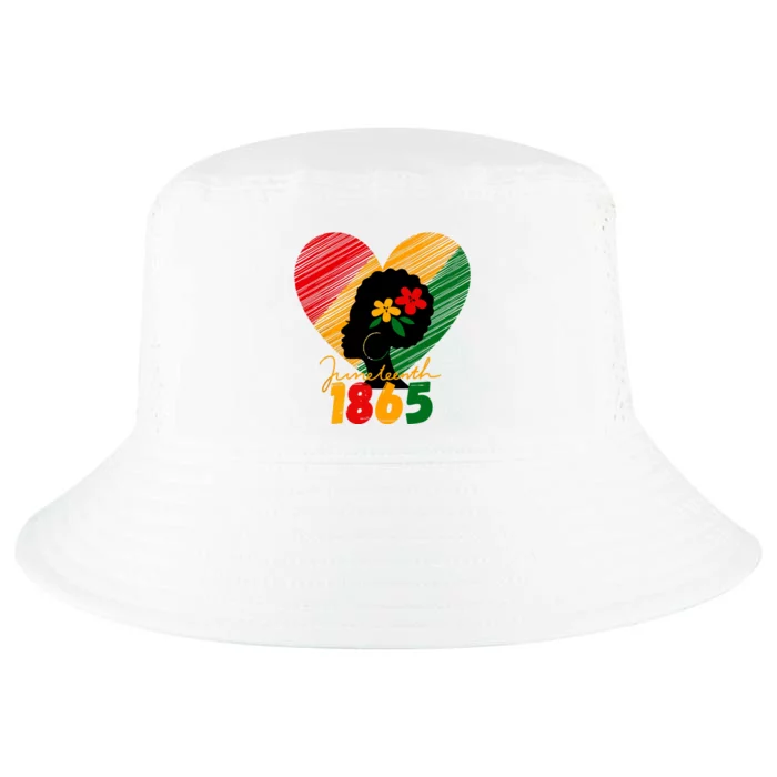 Juneteenth 1865 Black Gift History Cool Comfort Performance Bucket Hat