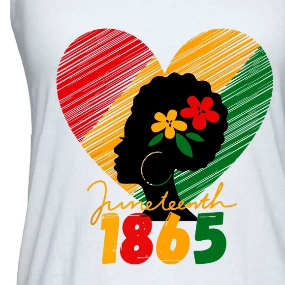 Juneteenth 1865 Black Gift History Ladies Essential Flowy Tank