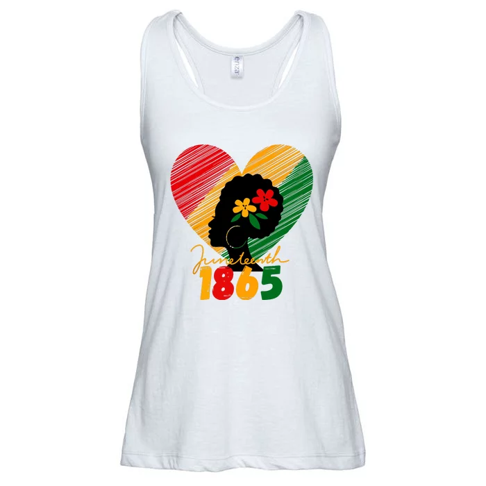 Juneteenth 1865 Black Gift History Ladies Essential Flowy Tank